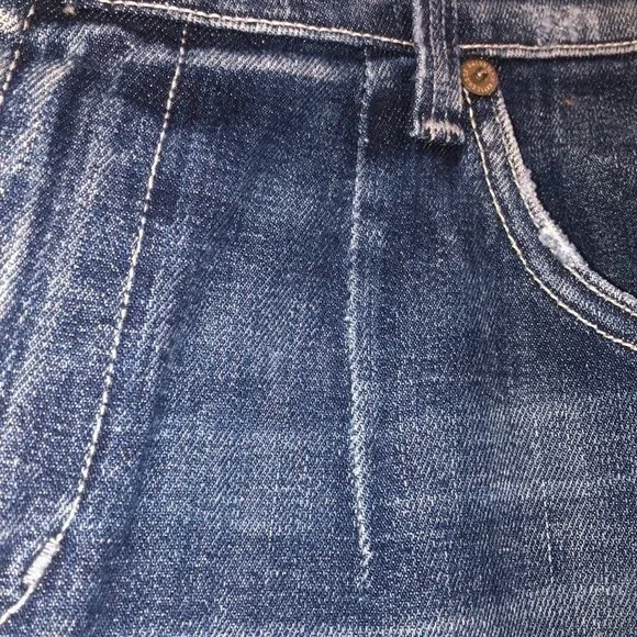 Citizens of Humanity Distressed Palmer Baggy Pant Denim Jeans Size 31 - Picture 6 of 11